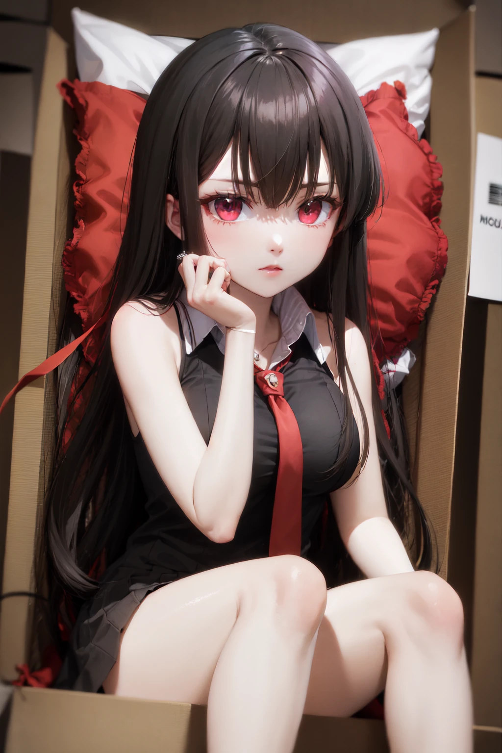 Rory Mercury, Rory Mercury, black hair, dull bangs, princess cut, hair ornaments, red lipstick, long hair, cute face, compensate, (:1.2), (red eyes:1.5), break Gothic underwear, perfect body (small breasts:1.3),  break in full growth, red shoes, break Black Stockings, Black Gloves break, 黒いthighs, garter strap, gloves, gothic, hair ribbon, gothicファッション, puffy short sleeve, plump sleeves, short sleeve, thighs, thighs,  break of the starry night sky, City of night, break looks at the viewer, break (masterpiece:1.2), highest quality, High resolution, unity 8k wallpaper, (illustration:0.8), (beautiful detailed eyes:1.6), highly detailed face, perfect lighting, Highly detailed CGI, (perfect arms, perfect anatomy), Nipples Straight hair Pussy juice Droopy eyes Shaved big nipples Nude body Labia majora Large areola Labia majora White skin Exposed nipples Breast milk clitoris White urine semen White pussy juices Breast milk Love juices Clitoris White urine Semen White pussy juices Masturbation, vibrator masturbation, penis, penis pussy juice legs up cum shaved pussy shavedpussy nipple touching 　　　　Insert vibrator　 Long hair 全裸 　Insert penis with vibrator, cum on chest, ,straddle a man,ride a man,shiny hair,,Nipple piercing,clit piercing,、,,toiletで,erect nipples, ,汚いtoiletで,erect nipples, Bathroom, 汚いtoilet, sitting on 汚いtoilet, going to Bathroom,black hair,straddle a man,ride a man,Bring out your chest,torn clothes,exposed chest,spread your legs,spread your legs、big breasts,sex,Crab crotchsex,Crab crotch,open your legs,切られた服Bathroom, toilet, sitting on toilet, going to Bathroom,black hair,straddle a man,ride a man,