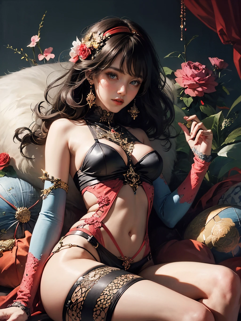official art, unity 8k wallpaper, ultra detailed, beautiful and aesthetic, masterpiece, best quality, (zentangle, mandala, tangle, entangle), dynamic angle, cowboyshot, the most beautiful form of chaos, elegant, a brutalist designed, vivid colours, romanticism, by james jean, roby dwi antono, ross tran, francis bacon, michal mraz, adrian ghenie, petra cortright, gerhard richter, takato yamamoto, ashley wood, atmospheric, ecstasy of musical notes, streaming musical notes visible