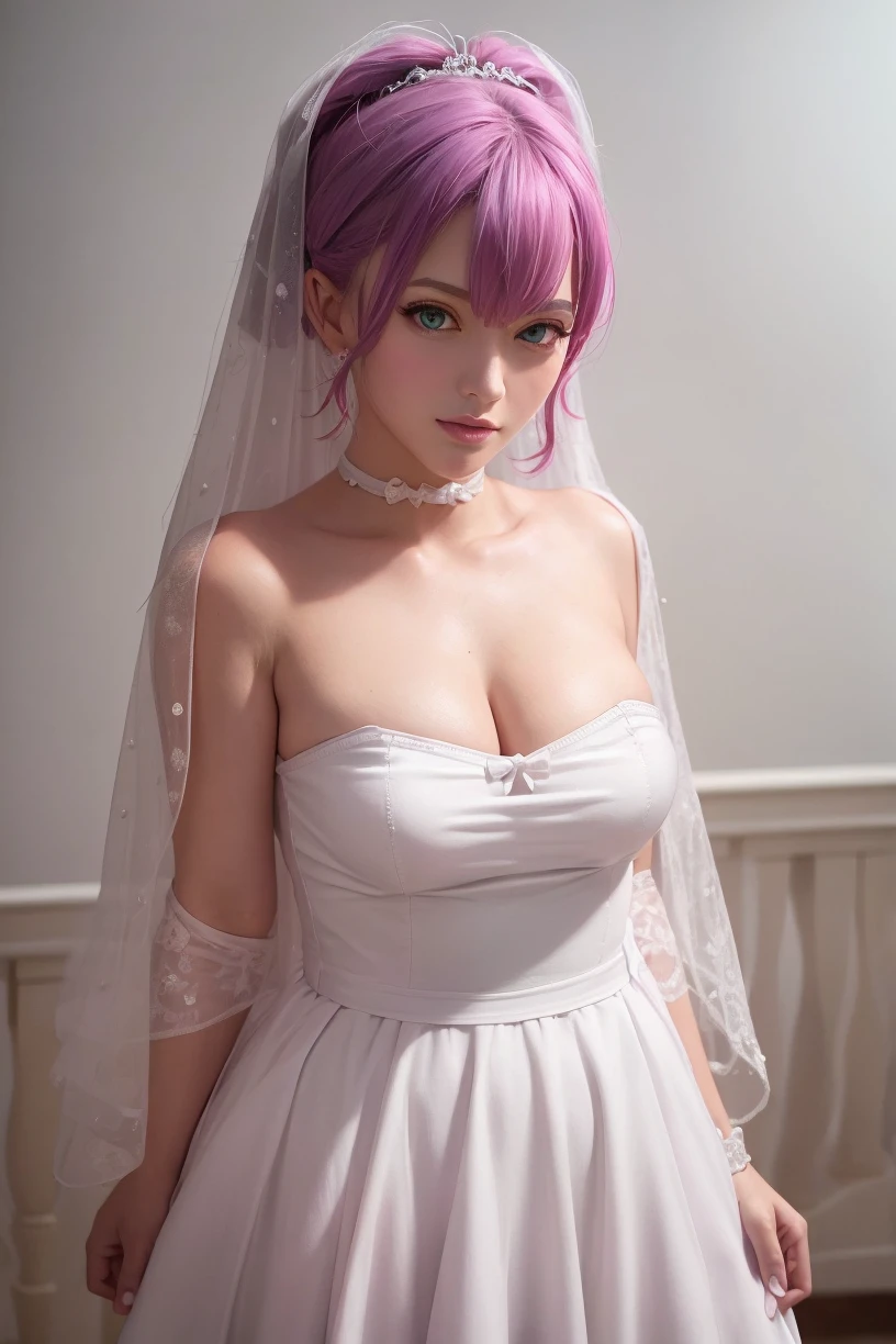 <lora:javelin_v2.0:0.8>, javelin\(azur lane\), \(blissful_purity\), wedding dress, 1girl, solo, church,:d, looking at viewer,, 8yk,raw photo, High Detail,(ray tracing),(masterpiece), (best quality), highres,(realistic:1.4),ultra detailed, physically-based rendering,