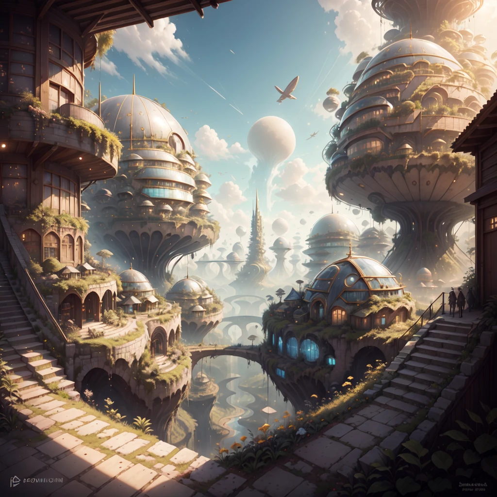 <lora:SolarPunkAI:.8>, SolarpunkAI city