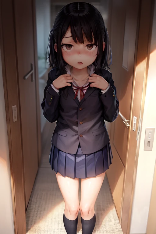 pov doorway, indoors, school uniform, child, from above, short, flat chest,

<lora:concept-pov_doorway-v1:0.7>