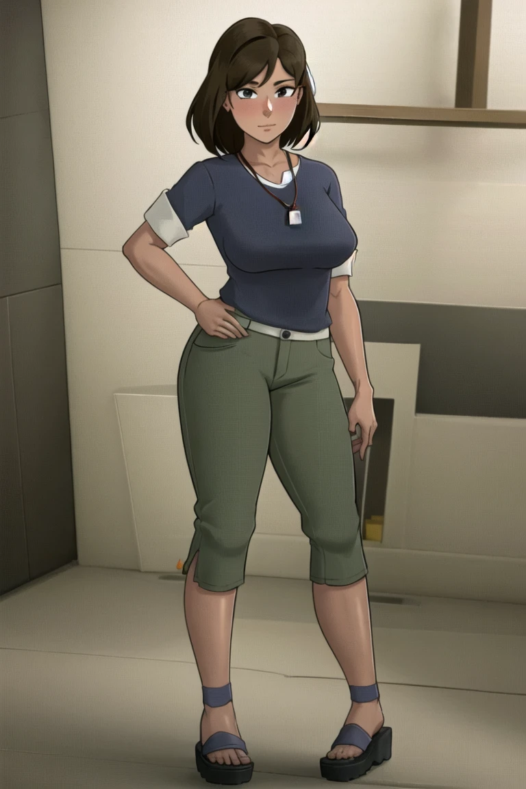 <lora:NTRman:.6>, NTRman, masterpiece, best quality, 1girl, solo, mature female, toned, <lora:courtney_(total_drama):.6>, courtney (total drama)