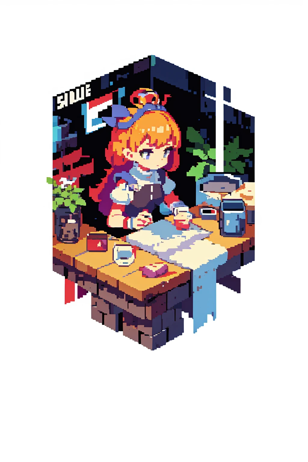 (masterpiece, top quality, best quality), pixel,pixel art,1girl,
<lora:pixel_5:0.5>