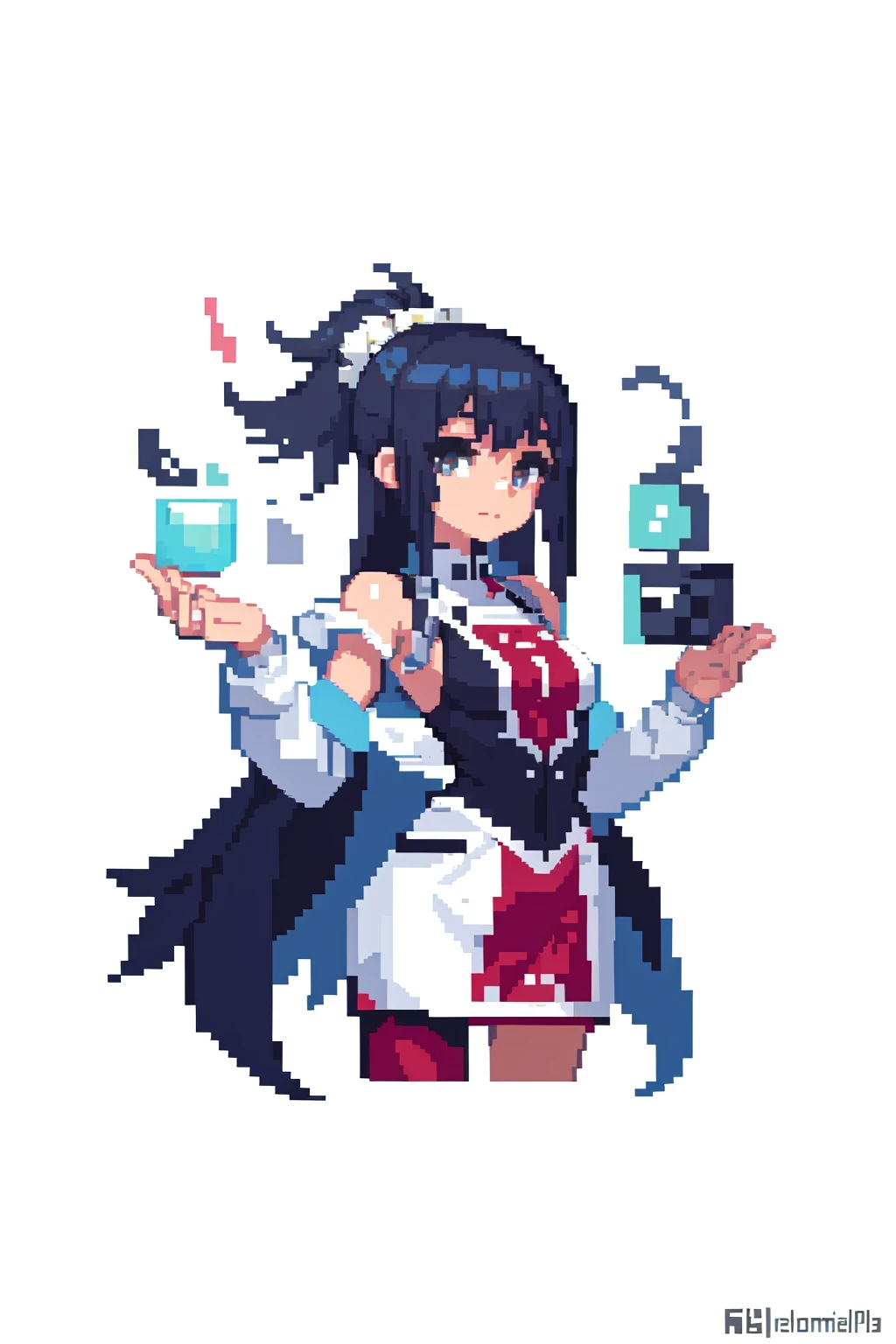 (masterpiece, top quality, best quality), pixel,pixel art,1girl,
<lora:pixel_5:0.5>