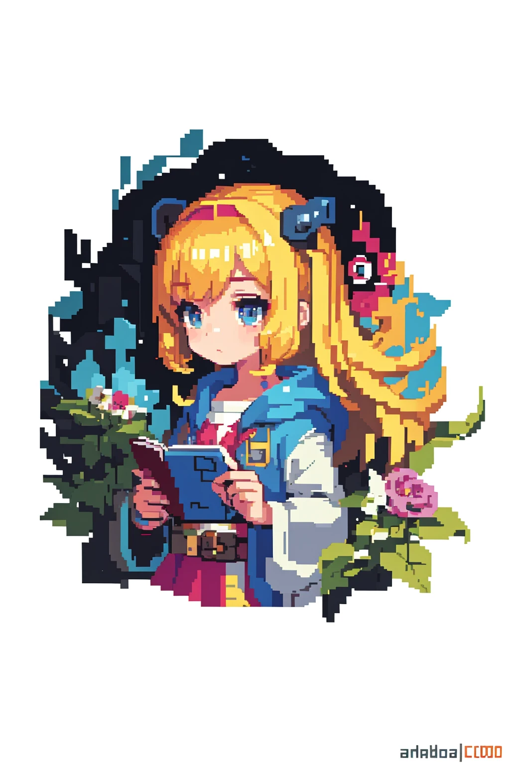 (masterpiece, top quality, best quality), pixel,pixel art,1girl,
<lora:pixel_5:0.5>