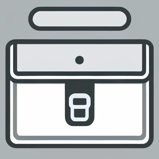 icon of a briefcase icon with a white background  <lora:icons:0.8>