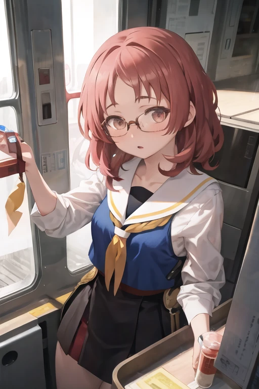 1girl, ai_mie, medium hair, glasses <lora:ai_mie_v2-200:1>