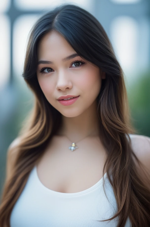 (8k, best quality, masterpiece:1.2), (realistic, photo-realistic:1.37),best quality,masterpiece,unity,an extremely delicate and beautiful,extremely detailed,Amazing,finely detail,masterpiece,best quality,official art,absurdres,incredibly absurdres,huge filesize,ultra-detailed,highres,extremely detailed,beautiful detailed girl, slim body, nature, white shirt, extremely detailed eyes and face,beautiful detailed eyes, looking at viewer, 1girl, upper body portrait, solo, long hair, ((smile)) <lora:xelor_quarterjade_v1.0:1>