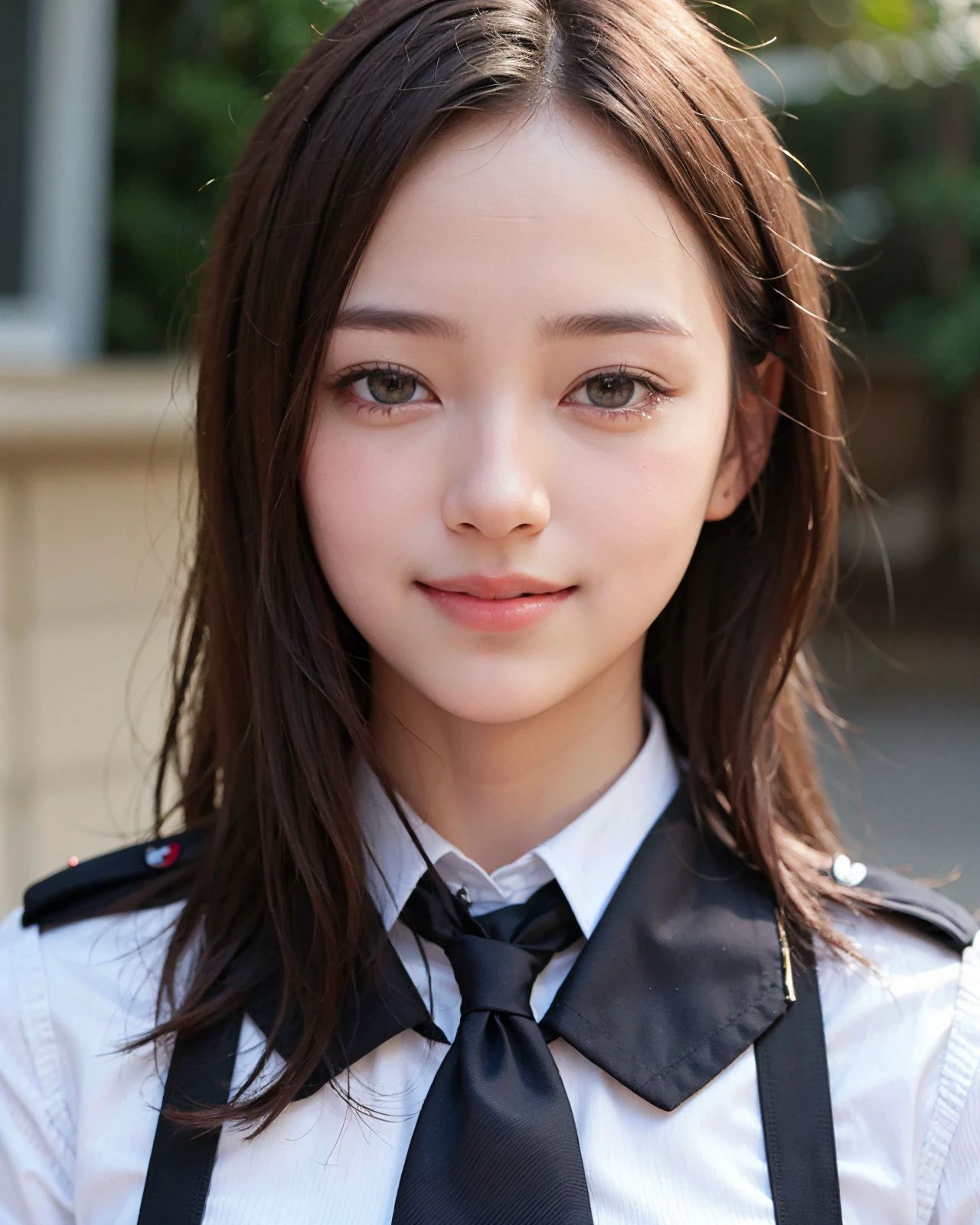 (photorealistic:1.4), (best quality:1.0), (ultra highres:1.0), 8k, RAW photo, (masterpiece:0.2), (smile, closed lips:1.2), (uniform:1.5), portrait,
<lora:zyd232_ChineseGirl_v3_9:0.65> zydG, 1girl, detailed skin, beautiful clean skin, looking at viewer, brown eyes, (small breasts:1.0)