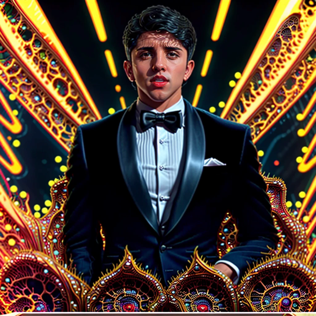 portrait of christiancastiblanco person in the style of t3xtn, in blade runner, professional photography, kodakvision500t, <lora:christiancastiblanco_6220:1>   <lora:abstractDisco_abstractDiscoDiffusion:1>
