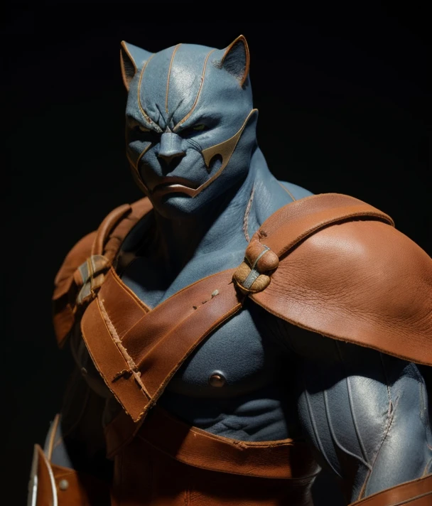 (beste-Qualit), (tmasterpiece), (Detailed:1.4), alien-avatar-(stitch)-(gargoyle)-gremlin-cute-body-boy, blue-hair, black-breeches, feline-eyes, ape-body-tiger-bat-wolf, brave-httyd, studio photo, intricate detail, high detail, Greg Rutkowski, 32k