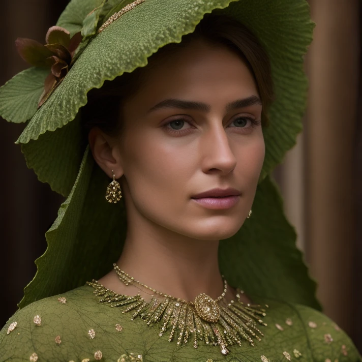 (masterpiece, best quality, high resolution:1.4) ,woman in dress ornate ,( green:1,3), HD , skin pores texture, Photography, movie, cinematic, full Body, Realistic, (8k, RAW photo, best quality, masterpiece:1.2), (realistic, photo-realistic:1.33), best quality, detailed eyes, cute,natural lighting, depth of field, film grain, wrinkled skin, sharp