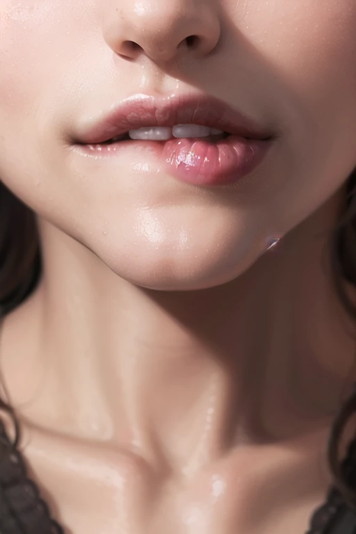 1girl, biting lip, (DDbitlip:1.5), semirealistic, masterpiece, high quality, highres, absurdres, best quality, 4k, ray tracing,  <lora:DDlipbit_1-000004:0.75>