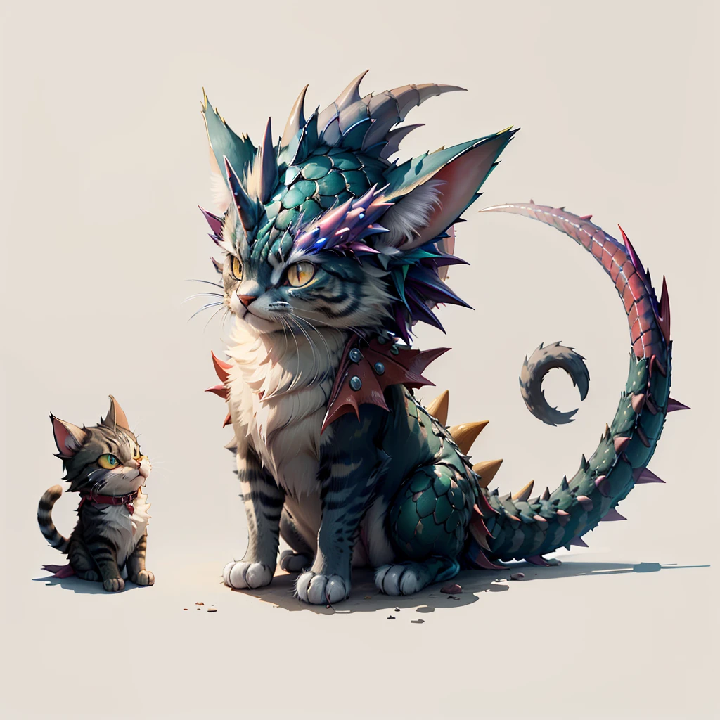 <lora:DragonScaleAIV3:.75> DragonScaleAI cat