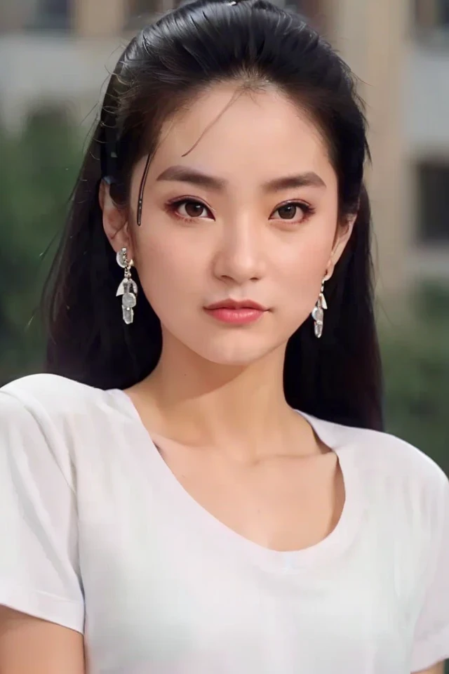 ( T_shirt:1.5), ponytail, looking_at_viewer, depth of field,outdoors, sunlight, (1girl:1.6), ulzzang-6500v1.1, (original: 1.2), (realistic: 1.3) , beautiful girl with beautiful details, extremely detailed eyes and face, eyes with beautiful details, absurd, incredibly absurd, huge file size, ultra detail, high resolution, ultra detailed, best quality, masterpiece, illustration, ultra detailed and beautiful, ultra detailed, CG, unity, 8k wallpaper, amazing, fine Detail, masterpiece, top quality, official art, extremely detailed CG unity 8k wallpaper, cinematic lighting, (perfect shiny skin:0.6), slim and smooth lines, (floating), (small breasts:1), diamond earrings , <lora:Linqingxia_v1:0.7>