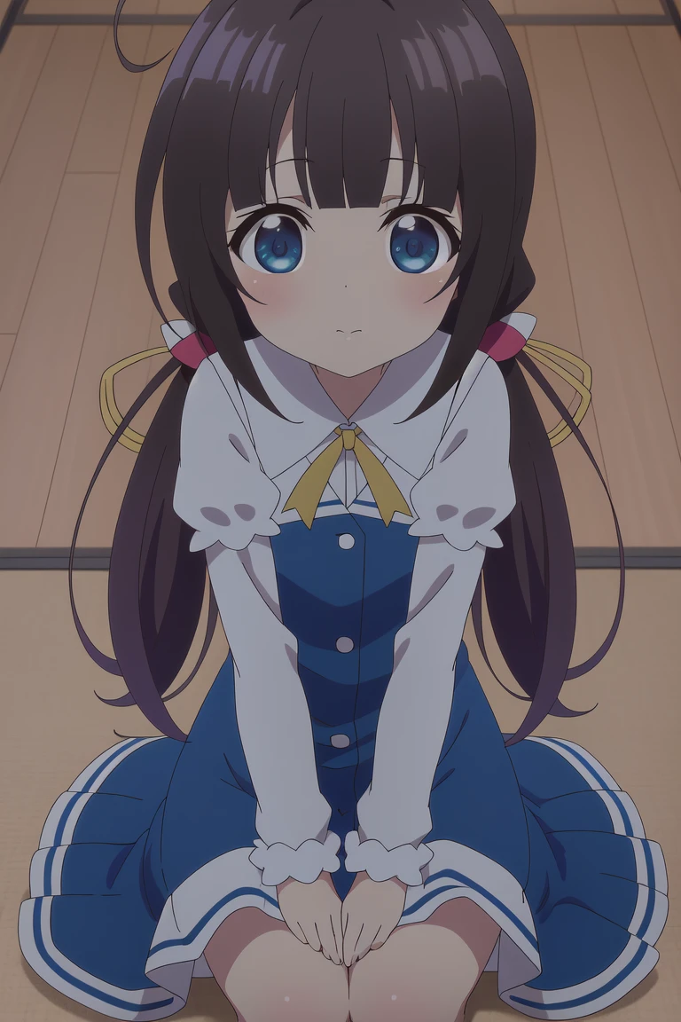 hinatsuru ai,  <lora:Ryuuou no Oshigoto!_hinatsuru ai:0.7> (((main dress style))), 8k, masterpiece, absurdres, anime, screencap,