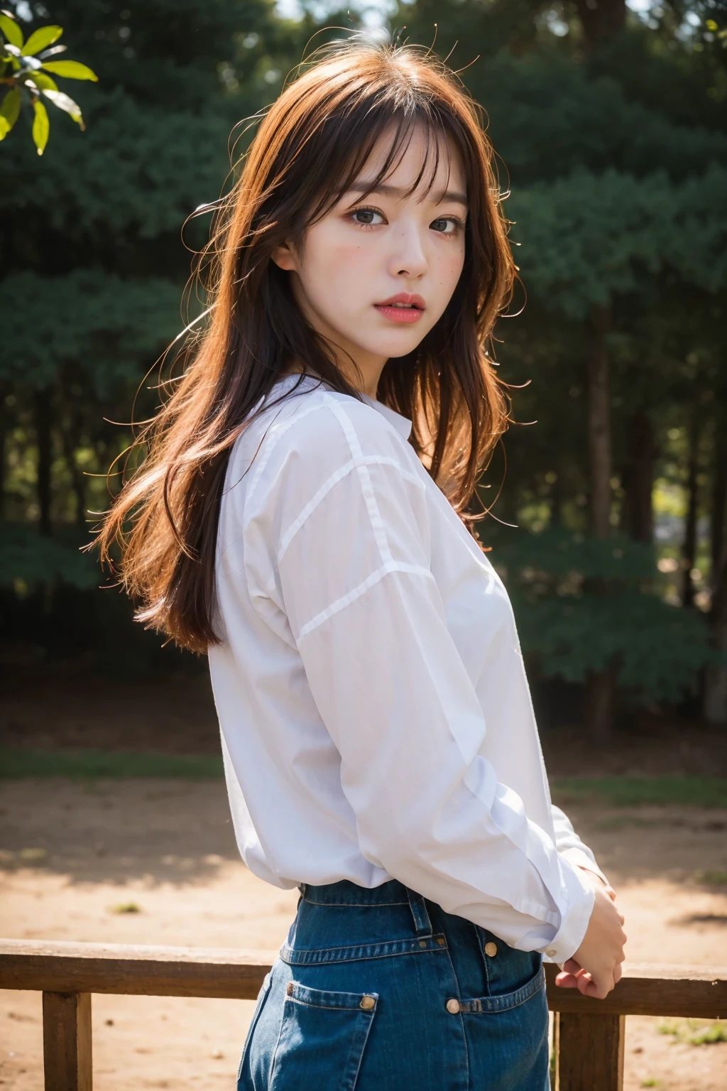 (8k, RAW photo, best quality, masterpiece:1.2), High detail RAW color photo, professional photograph, (realistic, photo realistic:1.37), cinematic light, <lora:kor_insta_girl_v11:0.4>, 1girl,  cowboy shot,