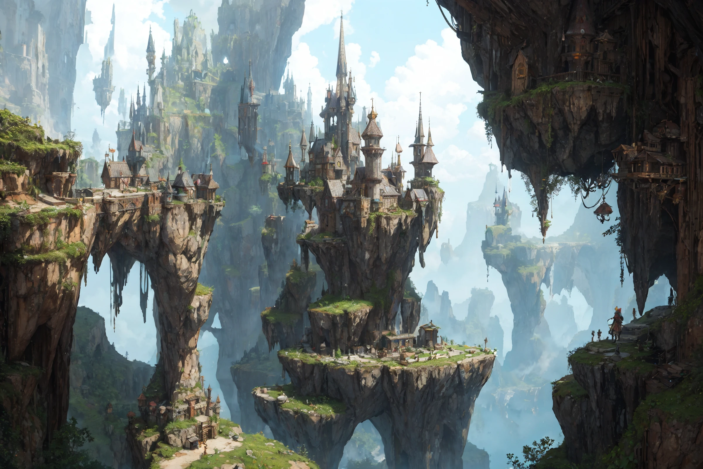 masterpiece, best quality, (realistic, highly detailed), fantasy adventure