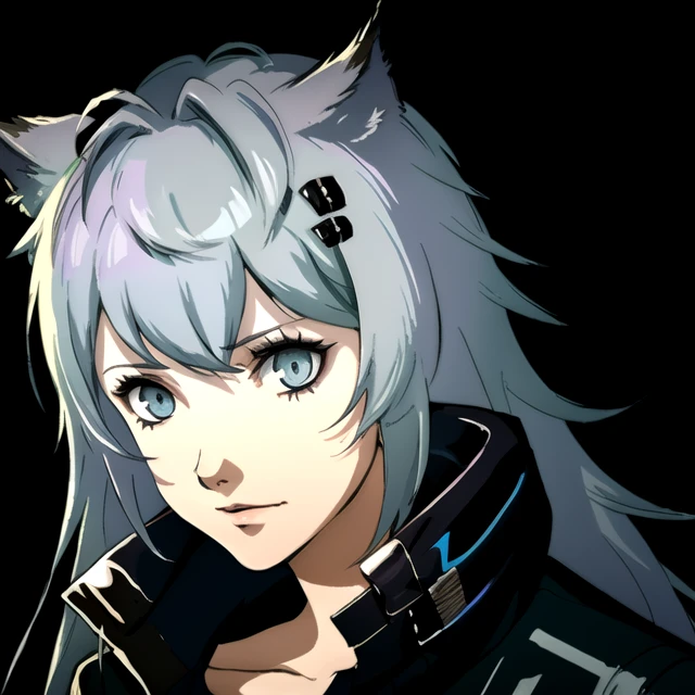 persona portrait, <lora:Soejima-000023:0.8> , <lora:Ark_Lappland_v20:1> , 1girl, animal ears, black jacket, blood, blue eyes, collarbone, hair between eyes, hair ornament, hairclip, jacket, long hair, long sleeves, looking at viewer, open jacket, shirt, simple background, solo, upper body, very long hair, white background, white hair, white shirt, wide sleeves, lappland \(arknights\),
(masterpiece, top quality, best quality, official art, beautiful and aesthetic:1.2), beautiful, attractive, handsome, trending on ArtStation, DeviantArt contest winner, CGSociety, ultrafine, studio lighting, sharp focus, ultra-detailed, intricate, illustration, extremely detailed, perfect face, amazing