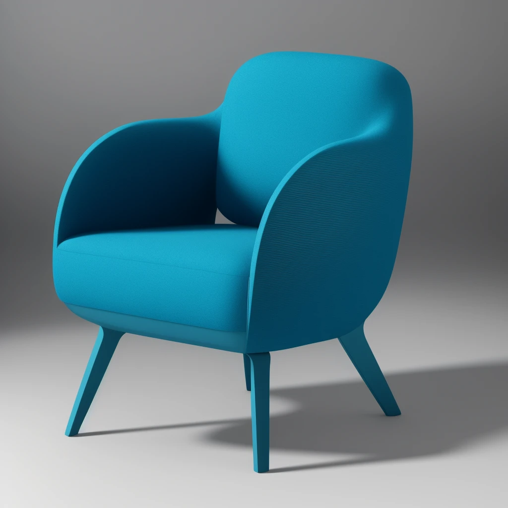 3D Product render style, futuristic chair, finely detailed, purism, ue 5, a computer rendering, minimalism, octane render, 4k