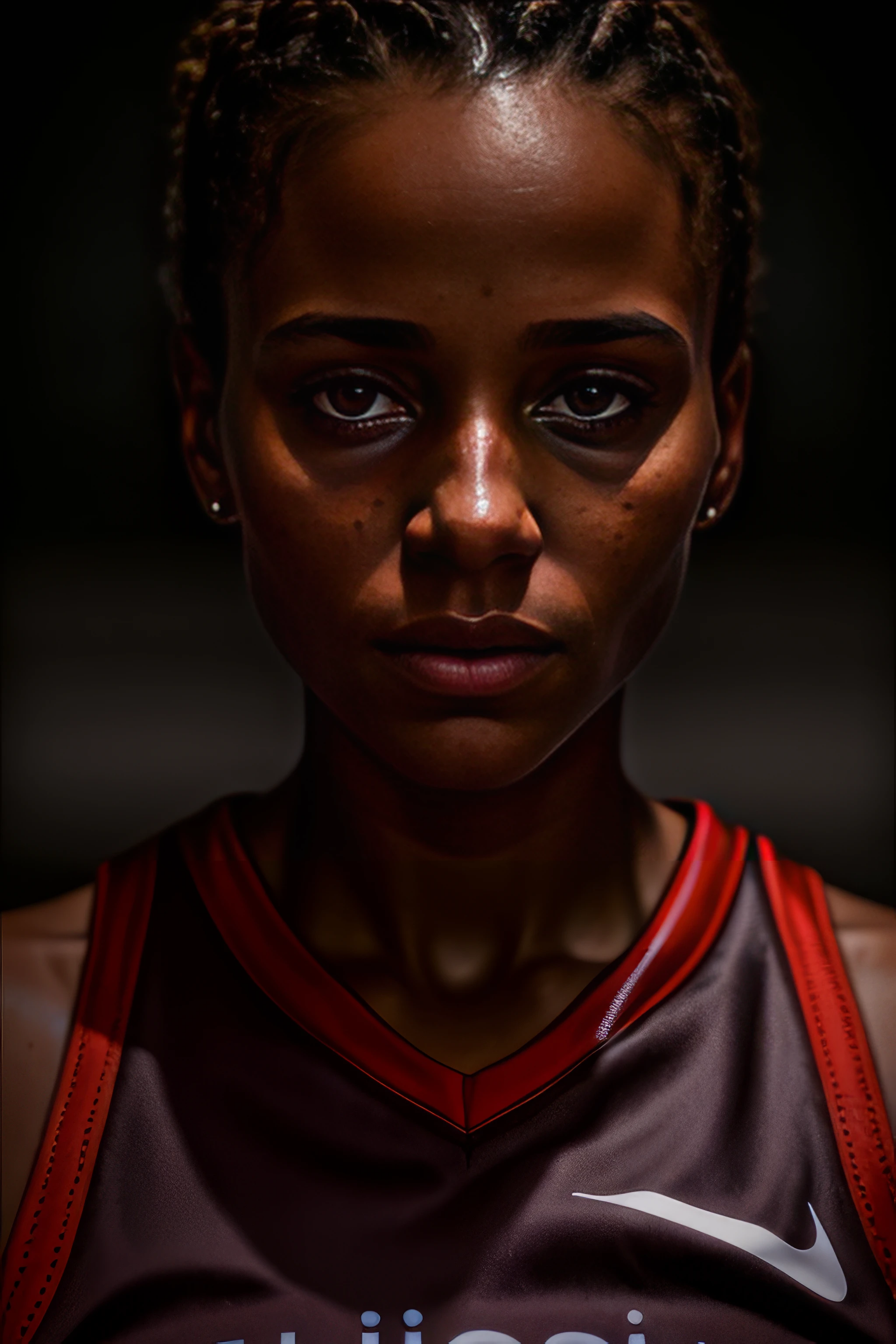beautiful mature college girl, wearing basketball outfit, in basketball court, slim, petite, photorealistic, photo, masterpiece, realistic, realism, photorealism, high contrast, photorealistic digital art trending on Artstation 8k HD high definition detailed realistic, detailed, skin texture, hyper detailed, realistic skin texture, armature, best quality, ultra high res, (photorealistic:1.4),, high resolution, detailed, raw photo, sharp re, by lee jeffries nikon d850 film stock photograph 4 kodak portra 400 camera f1.6 lens rich colors hyper realistic lifelike texture dramatic lighting unrealengine trending on artstation cinestill 800, <lora:epiNoiseoffset_v2Pynoise:1.6>,