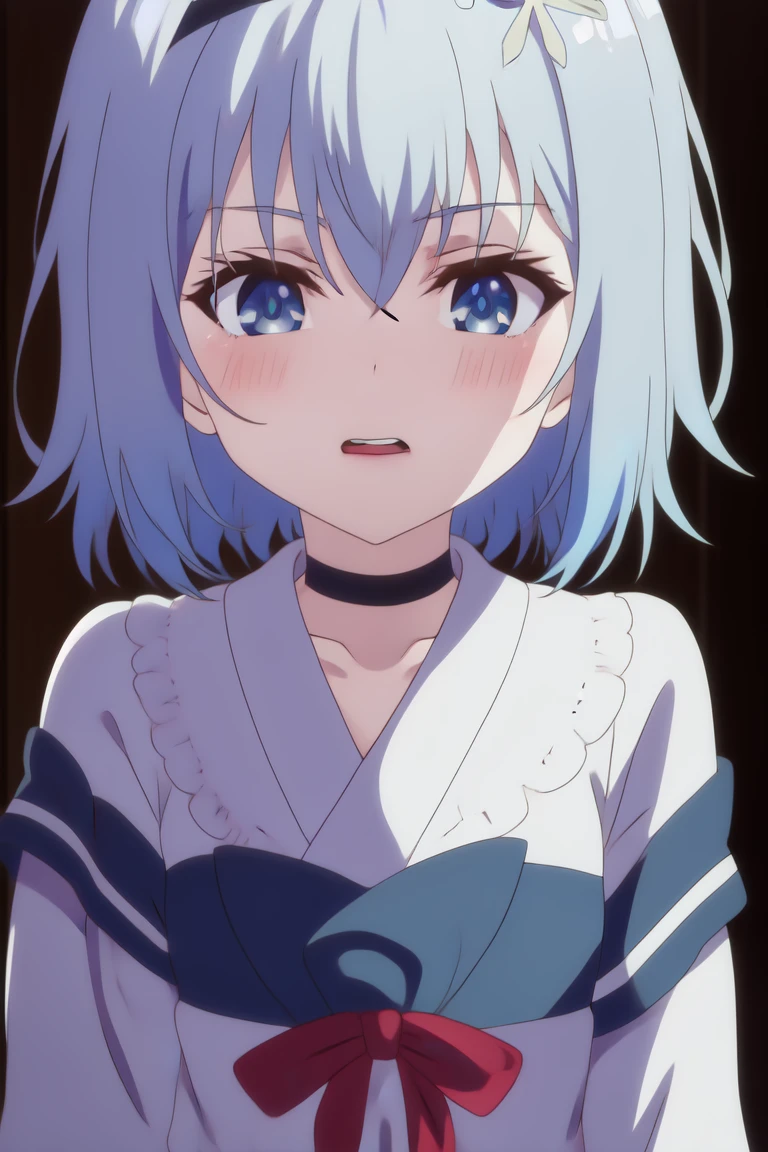 sora ginko <lora:Ryuuou no Oshigoto!_sora ginko:0.7>, 8k, masterpiece, absurdres, anime, screencap,