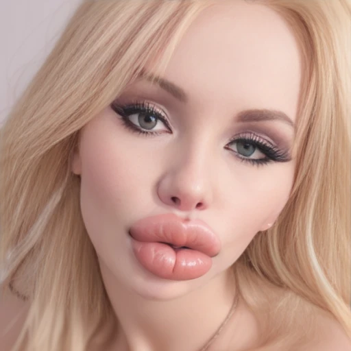 blonde woman, bimbo, (biggerfakelips-16000:0.98)