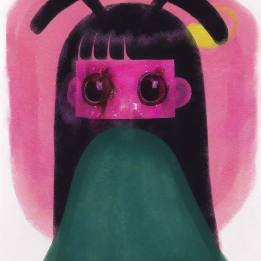 <lora:shilhps:1>, hps, drawing, picture, painting,
<lora:dustyraypaints:1.0>, dustyraypaints, painting, drawing, creepy, scary, bloody, cut, 2girls, bangs, black hair, blunt bangs, gradient hair, green eyes, green hair, hair between eyes, hair ornament, hairpin, half updo, highres, hug, hug from behind, lying, medium hair, multicolored hair, multiple girls, on stomach, orange hair, pillow, pink hair, soha \(sirohase\), streaked hair, swept bangs, two-tone hair, yellow eyes, yuri