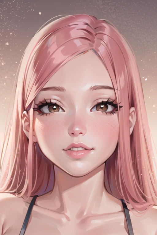 beautiful, ((masterpiece:1.2)), ((best quality:1.2)), extremely detailed face, perfect eyes, perfect face, perfect lighting, 1girl, solo focus, lips, belle delphine, long hair, brown eyes, pink hair, petite, <lora:CubzeV1Anything:0.85> , <lora:DI_belle_delphine_v1:0.7>