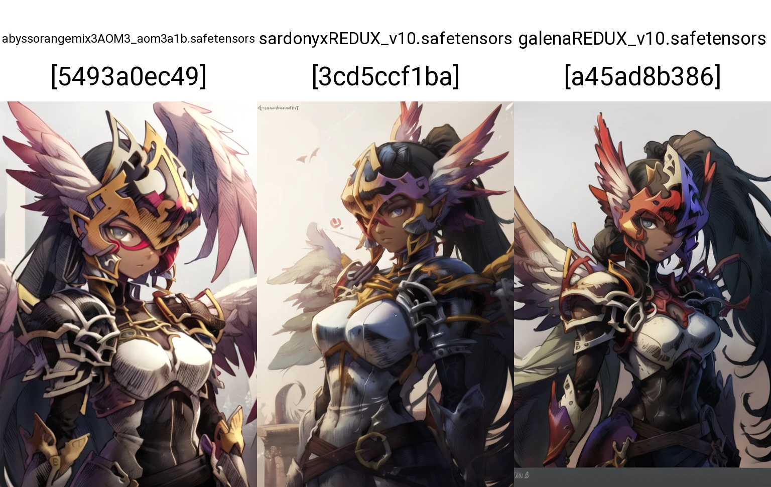 Headshot, 1girl, perfect_face, angel_wings, dark_skin, dark-skinned_female, armor, breastplate, breasts, helmet, black_hair, long_hair, looking_at_viewer, shoulder_armor, solo, wings, (Masterpiece, Best Quality:1.2), <lora:KnightsInTheNightmare-16:0.7> braided_ponytail,