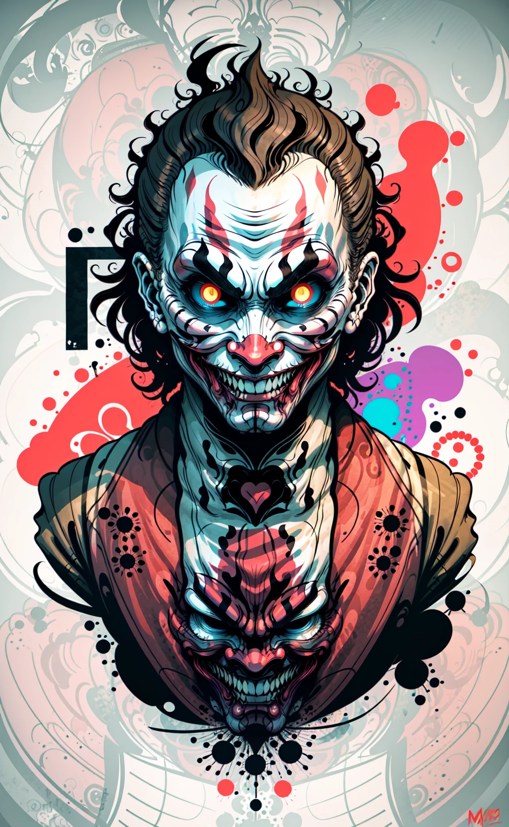 joker in the style of 0mib