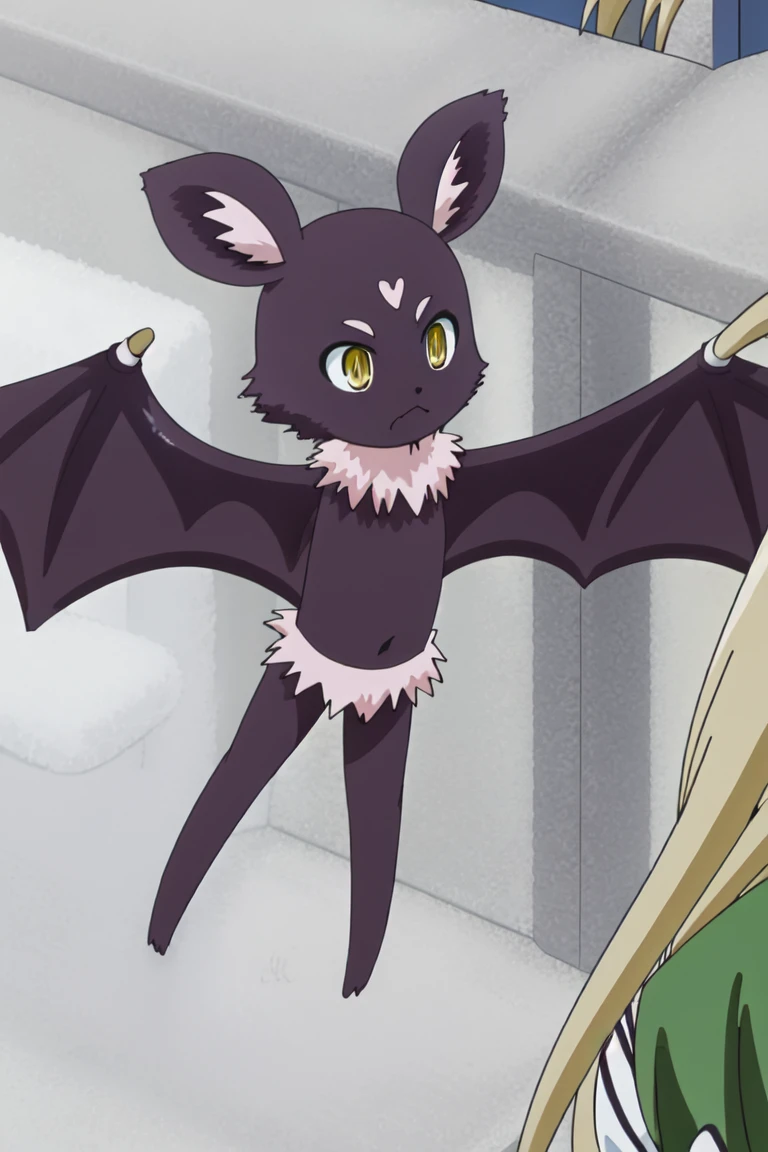 <lora:Lotte no Omocha!fii:0.8> fii, bat, 8k, masterpiece, absurdres, anime,