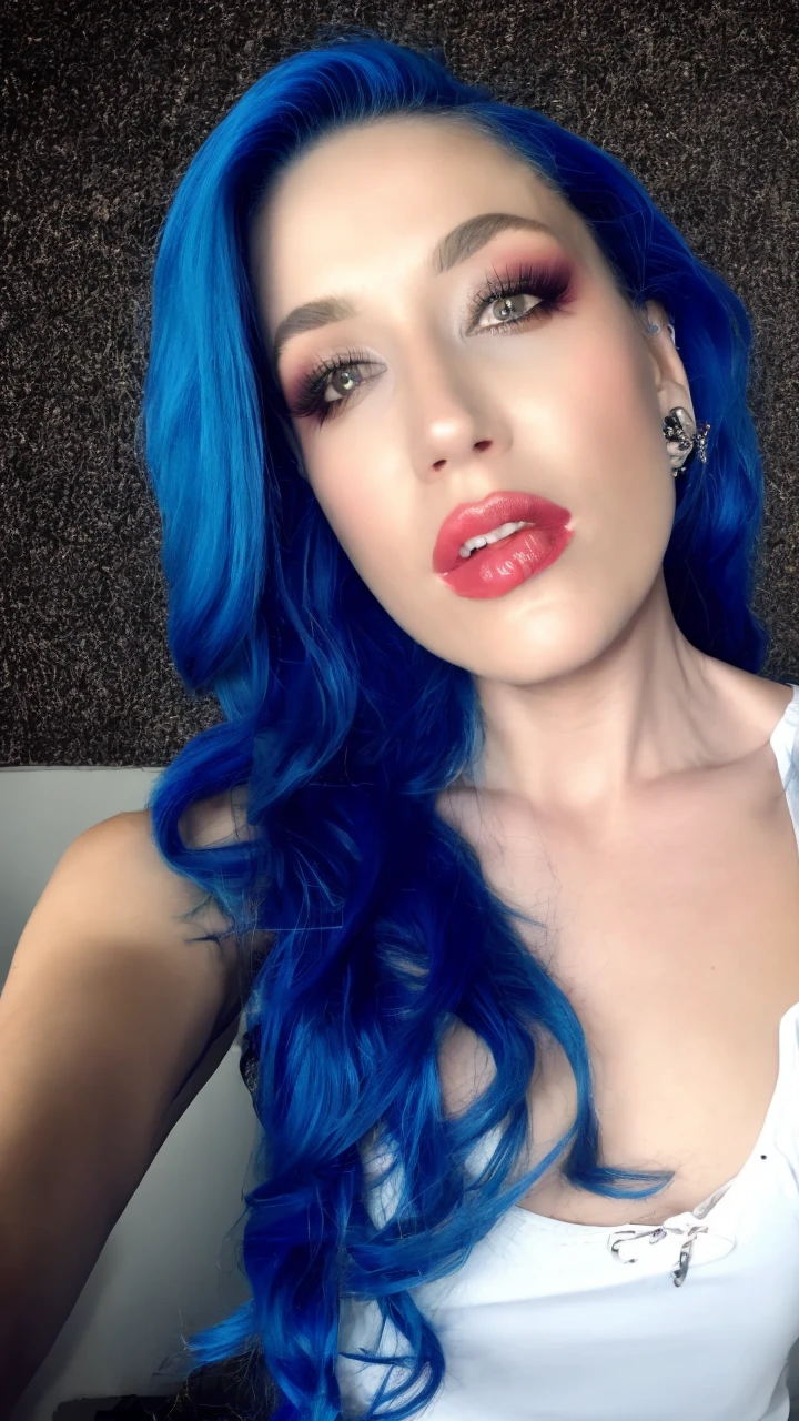 (best quality:1.1), (masterpiece:1.2), (realistic:1.2), realistic lighting, trending on Artstation, (big breasts:1.2), Alissa White-Gluz, photoshoot of a sexy (quiron_AlissaWhiteGluz:1.1), (blue hair:1), singing heavy metal at stage,
<lora:quiron_AlissaWhiteGluz:1>