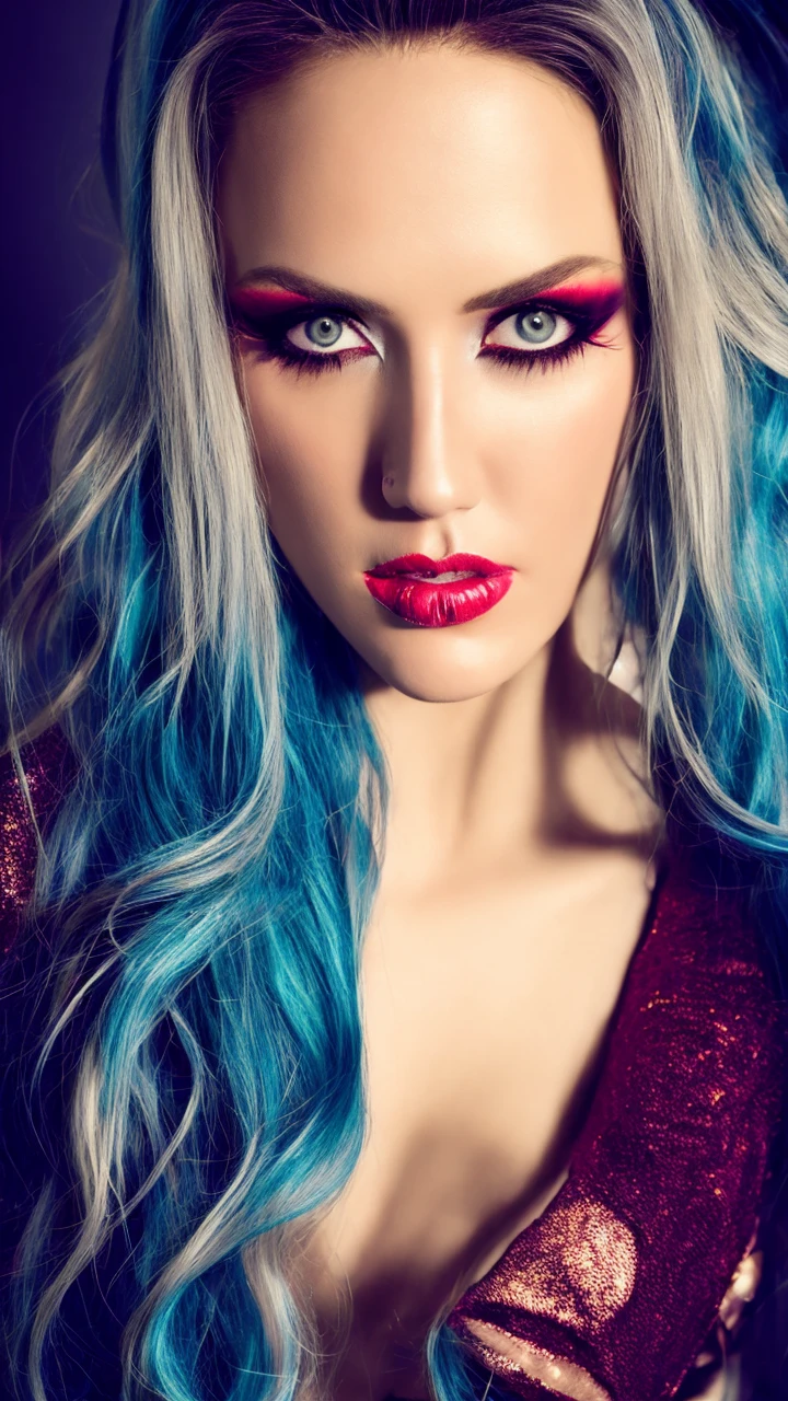 (best quality:1.1), (masterpiece:1.2), (realistic:1.2), realistic lighting, trending on Artstation, photoshoot of a quiron_AlissaWhiteGluz, blue hair,
<lora:quiron_AlissaWhiteGluz:0.8>
