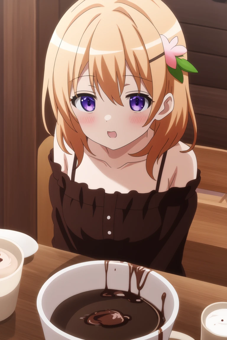 <lora:Gochuumon_hoto cocoa:0.7> hoto cocoa, 8k, masterpiece, absurdres, anime,