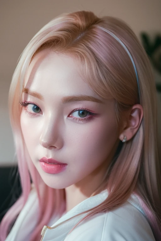 (8k, 4k, best quality, highres:1.1), (realistic, photo-realistic:1.1), 1girl, solo, beautiful face, detailed eyes, nose, lips, pink hair, long hair, white skin,
(looking at viewer:1.5),