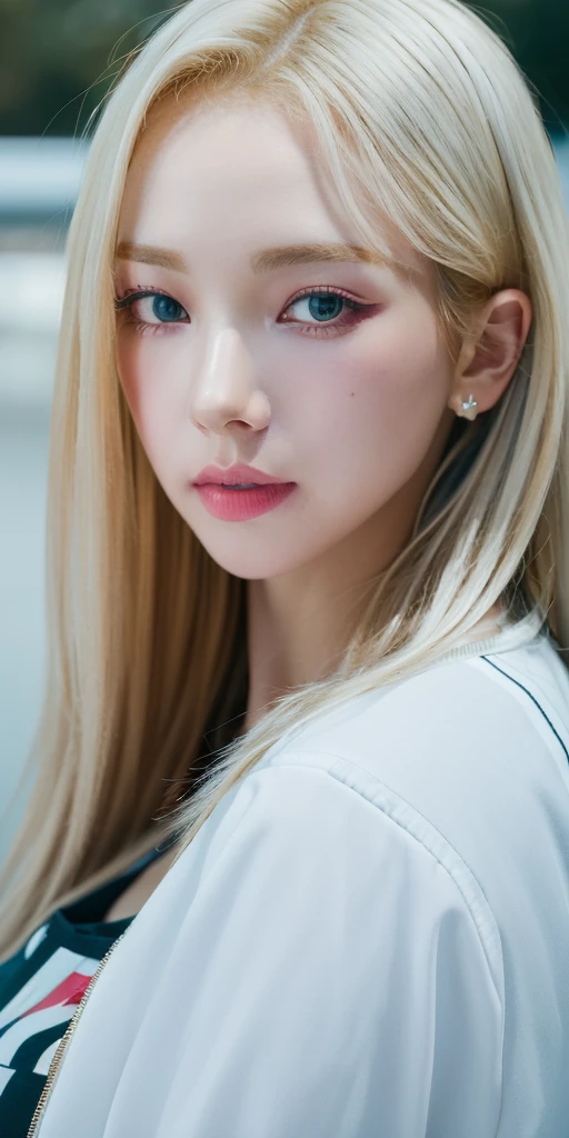 (8k, 4k, best quality, highres:1.1), (realistic, photo-realistic:1.1), 1girl, solo, beautiful face, detailed eyes, node, lips, blonde hair, long hair, white skin,
(looking at viewer:1.5),