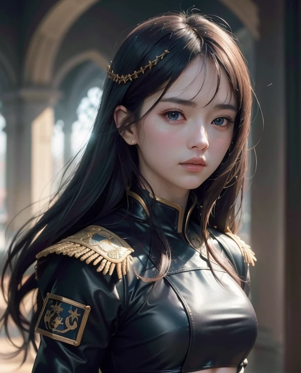 best quality, ultra hi res, photoreaslistic, a photography of a beautiful girl,  detailed face, undressing, (detailed Embellished crop top with a lot of frills and ribbons), Library, (face close up), seductive look, looking at another, random background, James,  (ultra_detailed, UHD:1.2), (pixiv:1.3), perfect illumination, distinct, (bishoujo:1.2), 
<lora:pureInnocentGirl_v10(Pure_Innocent_girl):0.5:BG>, Pure_Innocent_girl, , (extremeface closeup|((torso))}),  pov, (((depth of field))), pale and lustrous skin, (medium breasts), neon glow, random background,  vivid,detailed, realistic, beautiful, stunning lighting, stunning reflections, sun rise, bokeh mood,  portrait, (bloody scars:0.7), looking down, solo, half shot, detailed background, (renaissance theme:1.1),  bloodthirsty expression, fighter,  dark couds, floating rocks,  blue leather armor, divine blessing, bright realistic lighting, dark cave,  circlet, coat of arms, tabard, brazier, hair blowing in wind,,