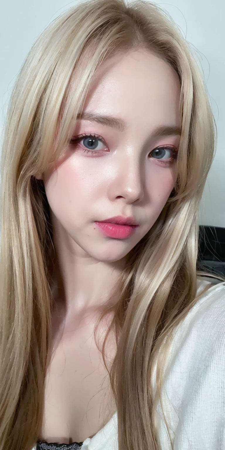(8k, 4k, best quality, highres:1.1), (realistic, photo-realistic:1.1), 1girl, solo, beautiful face, detailed eyes, node, lips, blonde hair, long hair, white skin,
(looking at viewer:1.5),