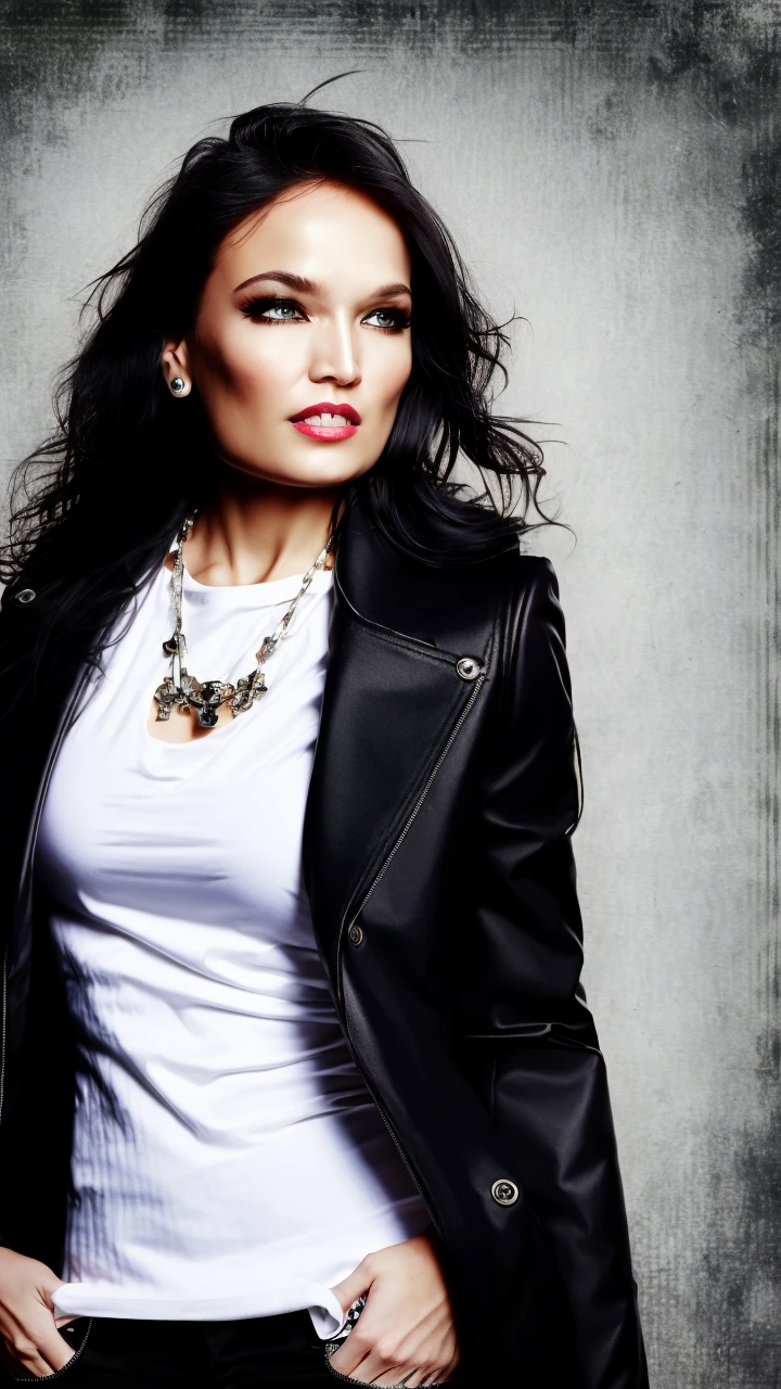 (best quality:0.9), 1girl, solo, quiron_TarjaTurunen_v2 woman with black coat,
<lora:quiron_TarjaTurunen_v2:1>
