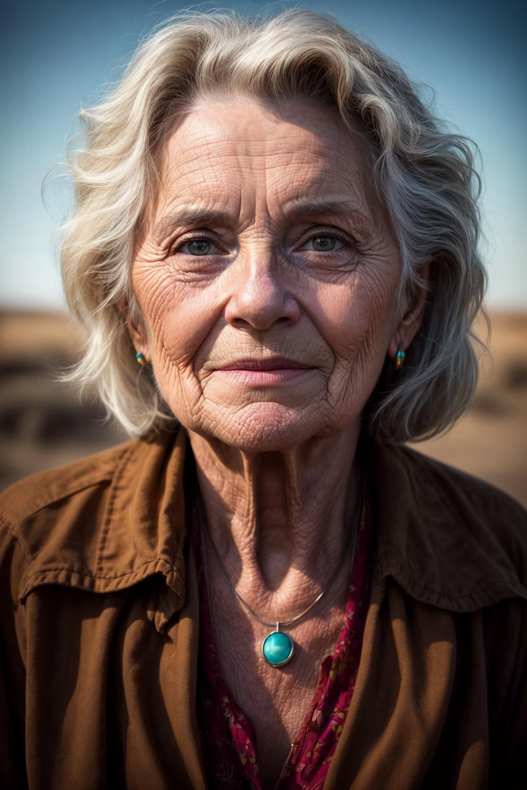 a close up photograph of a beautiful older woman, award winning photo, best quality, portrait, by lee jeffries ,nikon d850 ,film ,stock photograph, kodak 400, f1.6 lens ,(rich colors:1.1) ,hyper realistic, lifelike texture, natural lighting unreal engine, cinestill 800, (100mm lens)