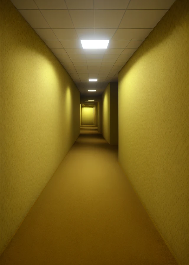 <lora:D1s-Backroom:0.65>, backroom, liminal space,
Level-0,Tutorial Level,The Lobby,inside,yellow lighting,yellow wall,fluorescent light,corridor,patterned wall, BREAK,
shadow,
(photorealistic), [sharp focus], (HDR), (8k), (gigapixel), (masterpiece)