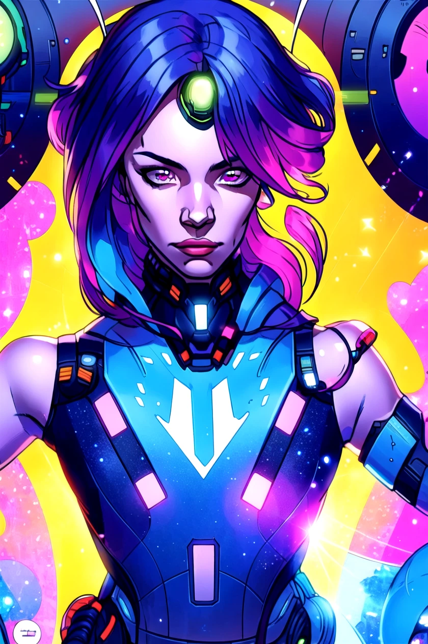 (masterpiece, best illustration, extreme light and shadow), 1boy, solo, transgender male, flat chest, red hair, green hair, purple eyes, two tone hair, depth of field, standing in a spaceship, (cyberpunk:1.2), (lens flare, light leak, prismastic), close up, (sci-fi:1.5), shiny skin, (sidelighting), (volumetric lighting) <lora:MMO_Concept-10:1>