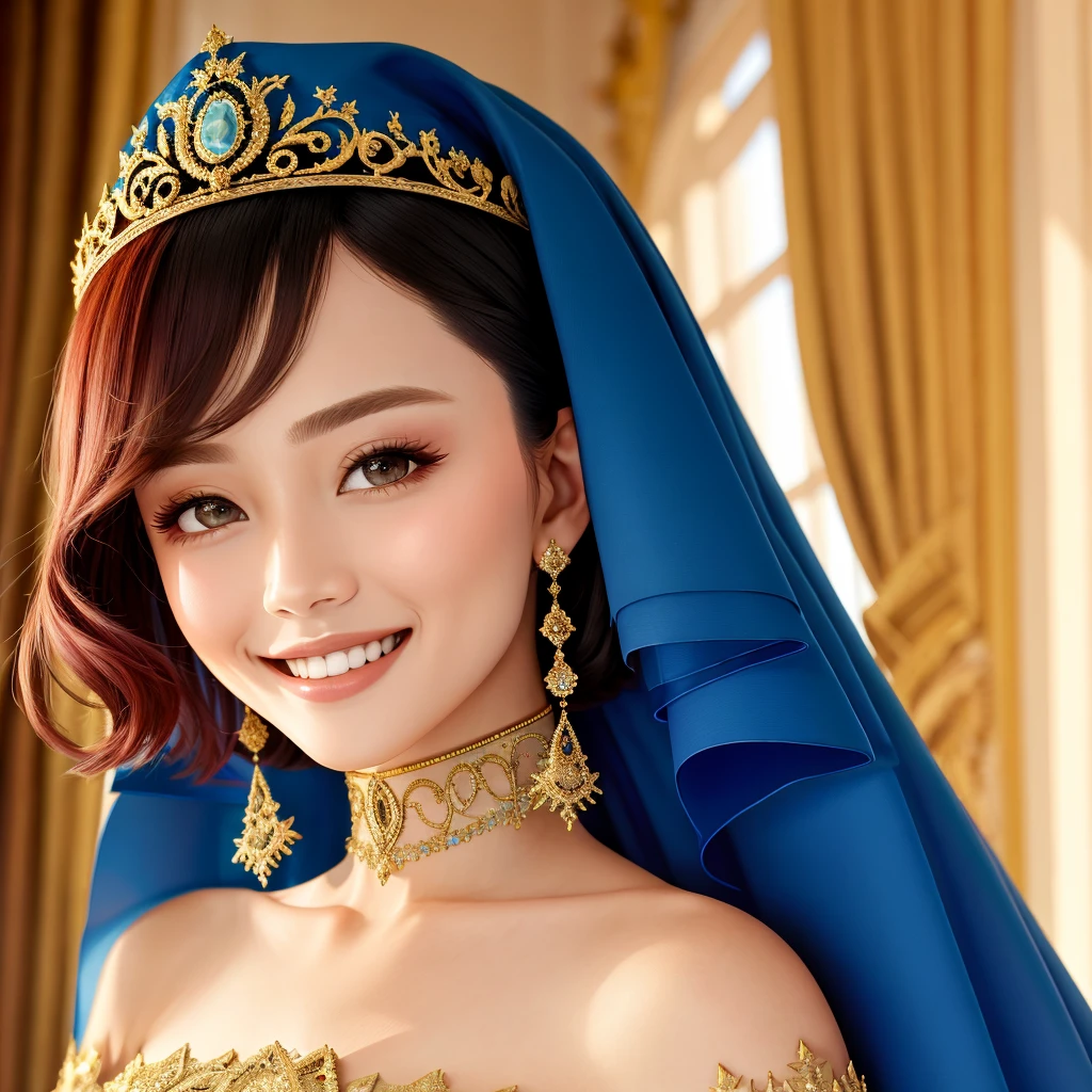 4K, Masterpiece, highres, absurdres, smiling,beautiful beautiful edgVietd_woman,perfect edgVietd_face, perfect edgVietd_body , Haute_Couture,wearing a Haute_Couture designer dress, portrait,  <lora:Haute_Couture1.11:0.8> <lora:Doll_LikenessbyEDG_edgVietd:0.7>