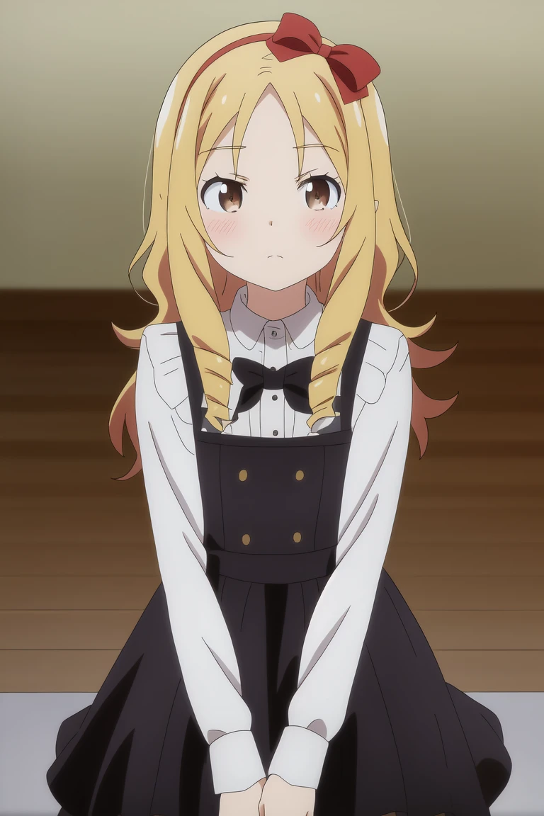 <lora:Eromanga_yamada elf:0.7> yamada, brown_eyes, costume2, 8k, masterpiece, absurdres, anime,