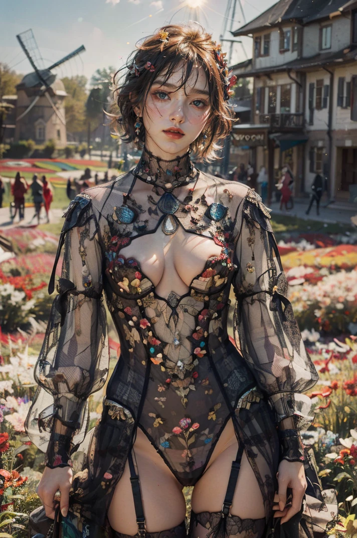 <lora:sexyneiyi_v2:1>,sexyqun001,qun001,(severed_head:1.4), (photorealistic:1.5), official art, unity 8k wallpaper, ultra detailed, beautiful and aesthetic, masterpiece,best quality, glowing skin, (flower field:1.4), lens flare (floating colorful wind:1),elegant,Dutch windmill, (nsfw:1.2) <lora:add_detail:0.2>,(full body) 