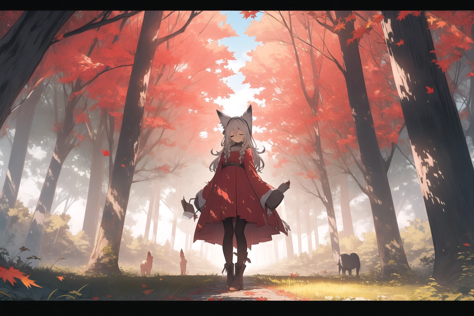 [LoRa] Birch Light / シラカバの光 / 白樺樹之光 Concept (With multires noise version)