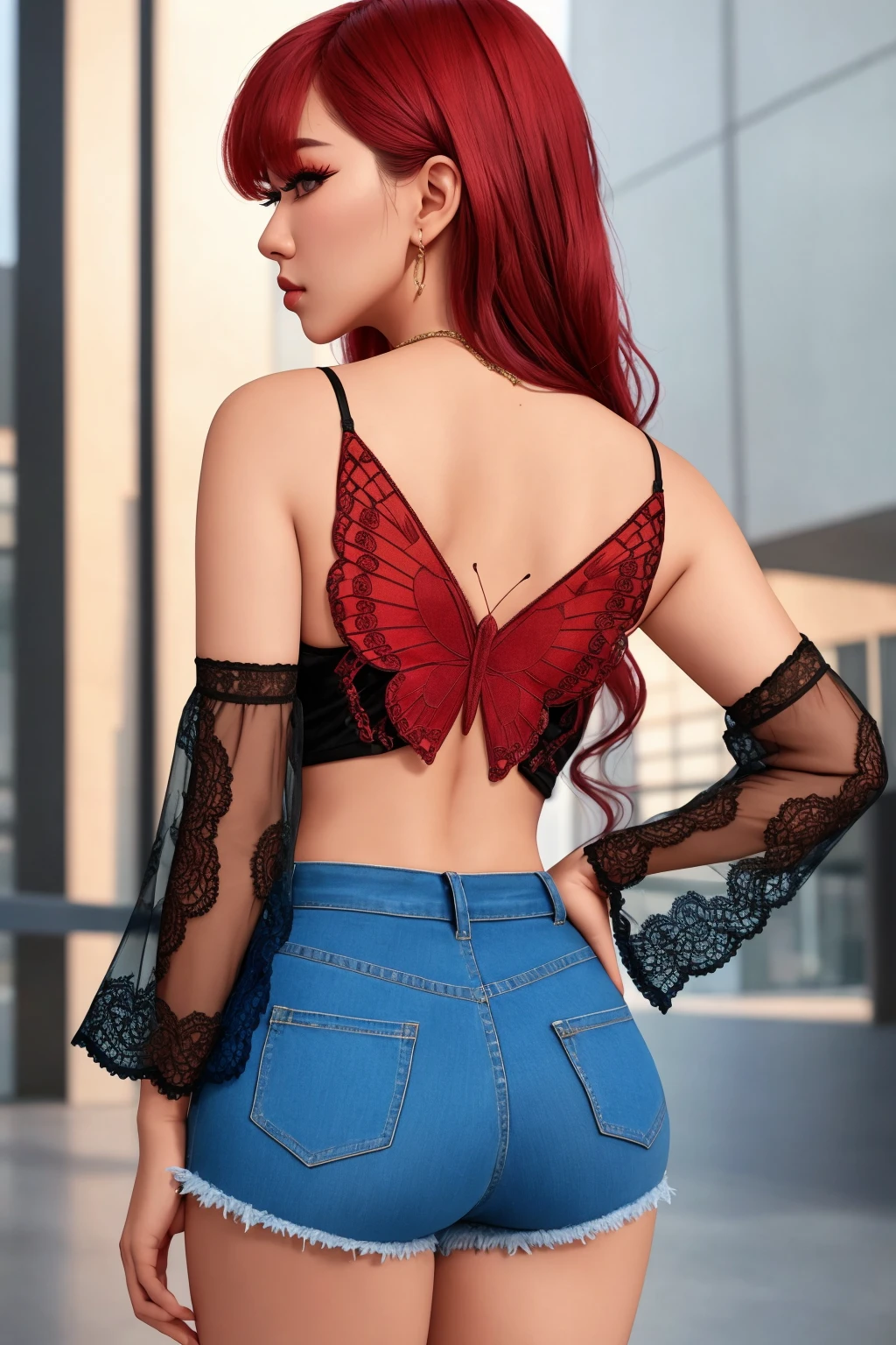 4K, Masterpiece, highres, absurdres,
Urban_Gal,butterfly_top, a woman standing for a picture , asian woman wearing Urban_Gal, butterfly design embroidery
<lora:UrbanButterfly:0.75>