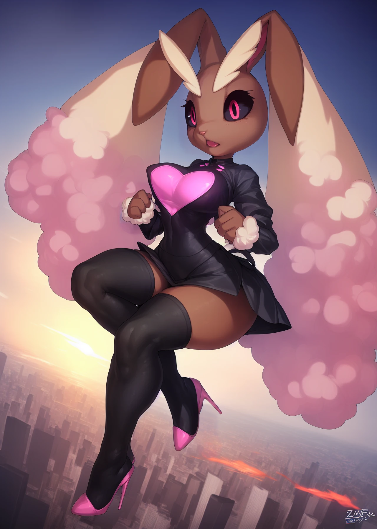 anthro, lopunny, by zinfyu, by oouna, by winte