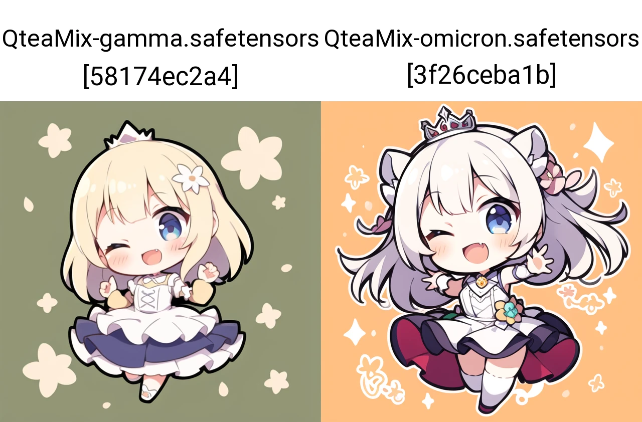 1girl, princess dress, chibi,full body, flower, jumping, one eye closed, happy,fang out,